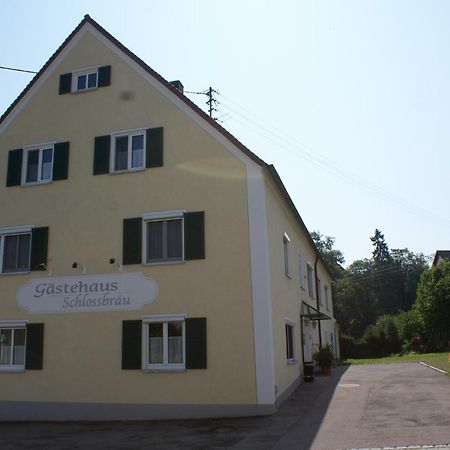 Gastehaus Schlossbrau Ichenhausen Bagian luar foto